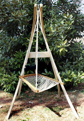 Atlas Chair Stand - Wood Frame - for Hanging Chair